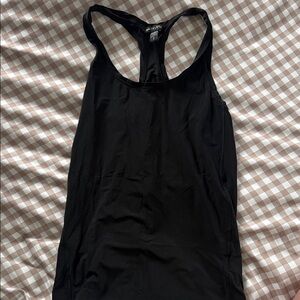 Athleta Black Racerback Tank Top